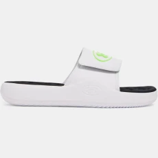 Ignite Pro Mens Slides White / White / Hyper Green