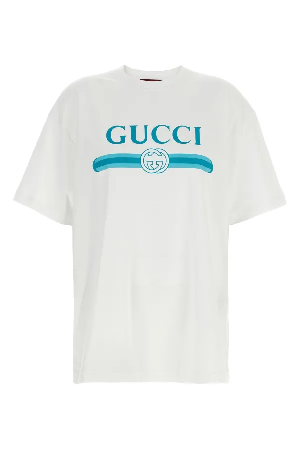 Incrocio Gg E Web Print T-Shirt