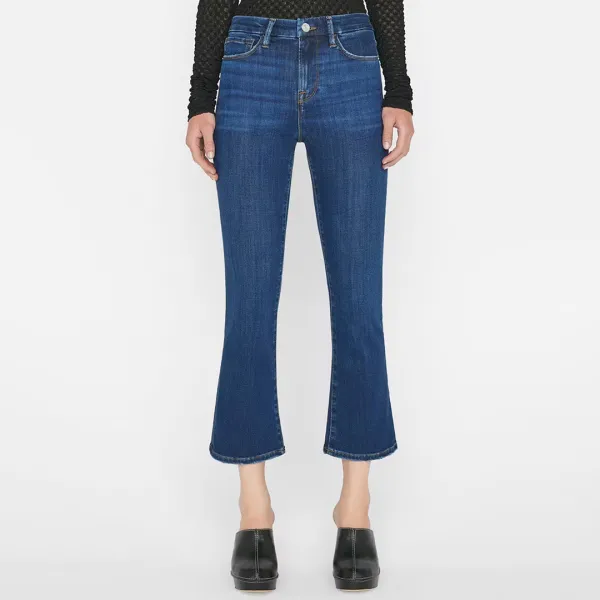 Indigo Le Crop Mini Bootcut Jean - Blue