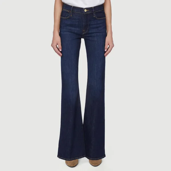 Indigo Le Pixie High Flare Jean - Blue