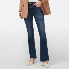 Indigo Stretch Bootcut Jeans - Blue Indigo Stretch Bootcut Jeans - Blue