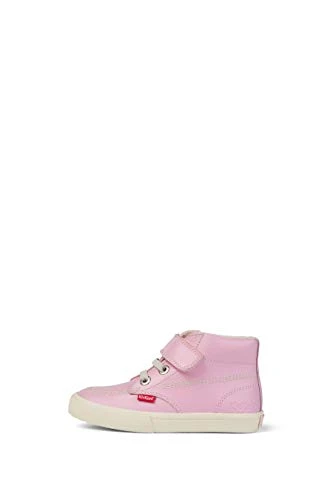 Infant Girl's Kacey Hi Sneaker | Velcro Strap, Pink, 9 UK Child