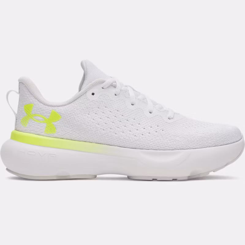 Infinite Womens Running Shoes White / Distant Gray / High Vis Yellow - White