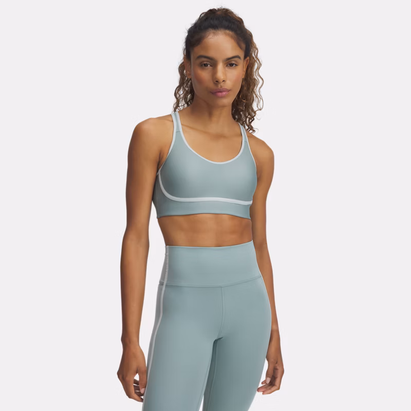 Infinity Mid Piped Womens Sports Bra Silica Green / Hydro Green / Silica Green D-DD
