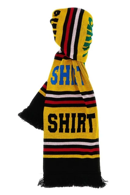 Intarsia scarf - Multicolor