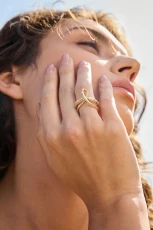 Interlaced Gold-Tone Ring