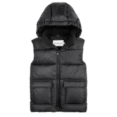 Iridescent Badge Puffer Gilet