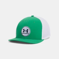 Iso-Chill Drive Low Stretch Mens Fit Cap Team Kelly Green / Midnight Navy /