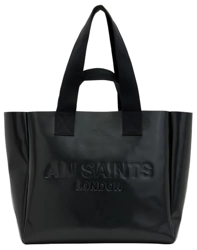 IZZY Leather Tote, Black, Black, One Size, Izzy Leather Tote