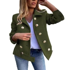 Jackets For Women Long Sleeve Button Blazer Solid Color Formal Outerwear Plus Size Slim Fit Business Work Coats Fashion Warm Outdoor Overcoat Fall Trendy Outfits(AG,S) Jackets For Women Long Sleeve Button Blazer Solid Color Formal Outerwear Plus Size Slim Fit Business Work Coats Fashion Warm Outdoor Overcoat Fall Trendy Outfits(AG,S)