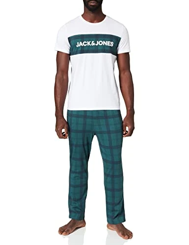 JACK&JONES Men's JACTRAIN LW Pants and SS TEE GIFTBOX Footie, Ponderosa Pine, L