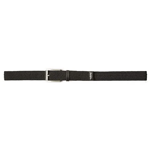 Jackpot Braided Mens Golf Belt Black-Black L/XL