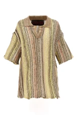 Jacquard Knit Polo Shirt Size