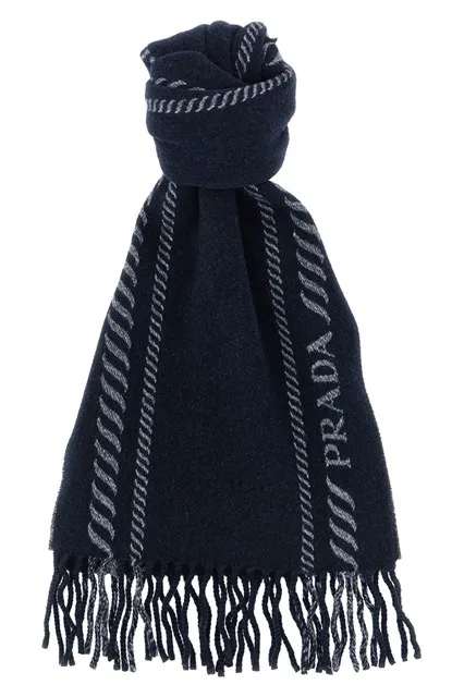 Jacquard scarf - Blue