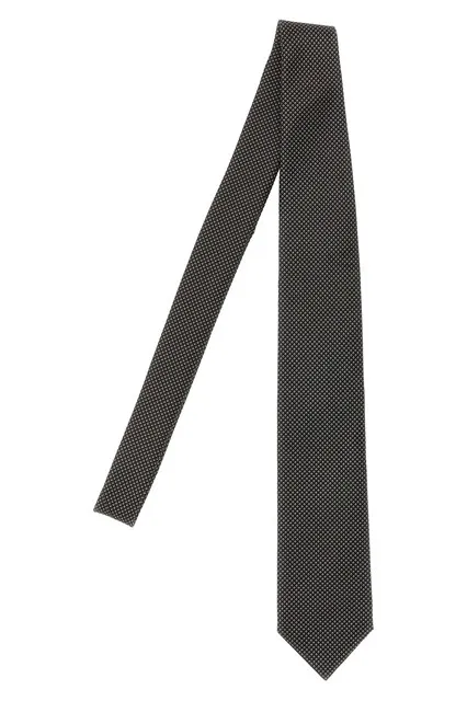Jacquard tie - Black