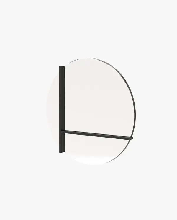 JAMES Mirror Textured Black Iron