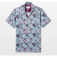 Japanese Garden Open Collar Shirt, S