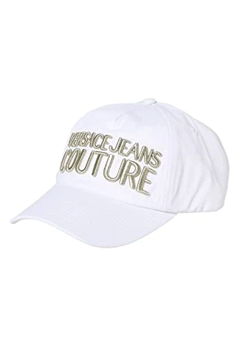 Jeans Couture Canvas Baseball Cap White Gold, White