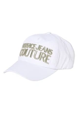 Jeans Couture Canvas Baseball Cap White Gold, White Jeans Couture Canvas Baseball Cap White Gold, White