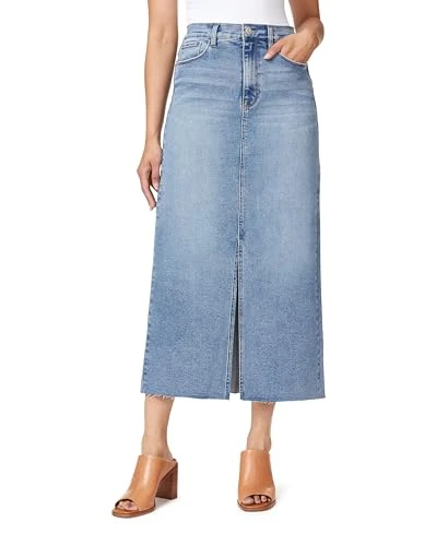 Jeans for Women The High Rise Classic Calf Length Jean Skirt, Sizes 2-14, Pippa, 4