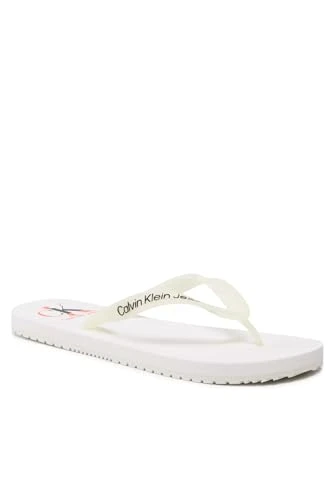 Jeans Men Flip-Flops Beach Logo, White (White), 42