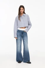 Jeans With Boxer Waistband - Dark blue