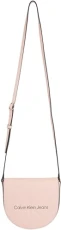 Jeans Women Shoulder Bag Sculpted Mini Saddle Small, Pink (Pale Conch), One Size