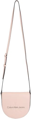 Jeans Women Shoulder Bag Sculpted Mini Saddle Small, Pink (Pale Conch), One Size