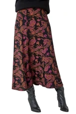 Jersey Skirt for Women UK - Ladies Midi Maxi Ditsy Floral Summer Spring Holiday Swing Shape Vacation Smart Casual Work Cocktail Party Going Out - Pink - Size 16 Jersey Skirt for Women UK - Ladies Midi Maxi Ditsy Floral Summer Spring Holiday Swing Shape Vacation Smart Casual Work Cocktail Party Going Out - Pink - Size 16