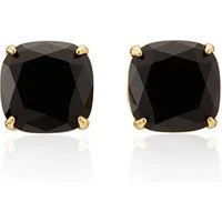 Jet Black Stud Earrings