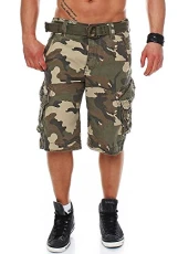 Jet Lag Men's Cargo Shorts 3 (15) Take off - Multicoloured - 48