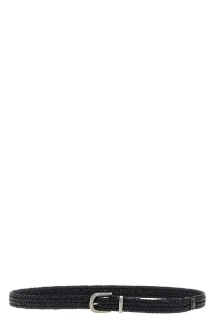 Jewel buckle belt - Black