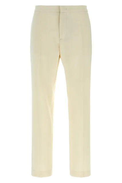 Jewel detail pants - White