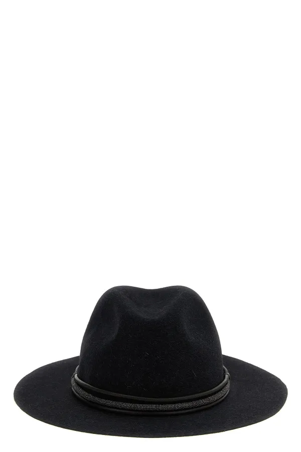 Jewel Leather Hat