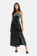 Jie Shanghai Brocade Maxi Skirt A-Line 2