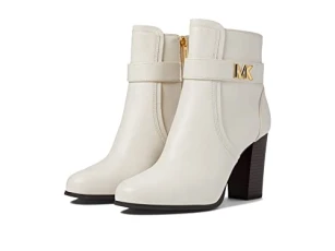 Jilly Heeled Bootie, Light Cream, 8 UK