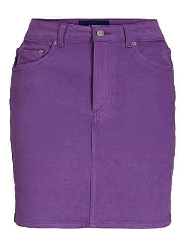 JJXX Women's Jxhazel Skirt Akm Color Ln, Royal Lilac, M
