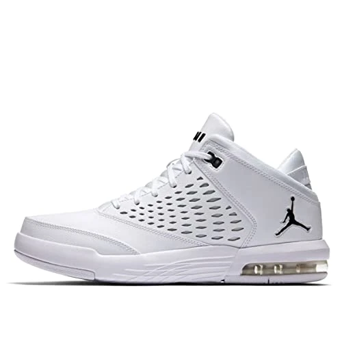 Jordan Flight Origin 4 Men's Trainers Sneakers Basketball Shoes 921196 (White/Black 100) UK9 (EU44)