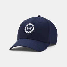 Jordan Spieth Tour Mens Adjustable Hat Midnight Navy / White OSF Blue