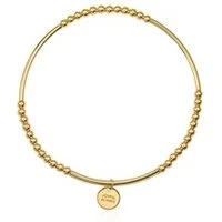 Joyful Always Gold Beaded Bracelet - Gold