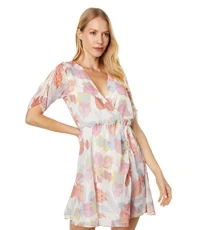 Juleah Ruched Sleeve Detail Mini Dress Natural 3 (US 8)