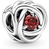 July Eternity Birthstone Charm