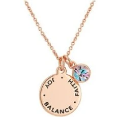 June Birthstone Rose Gold Necklace