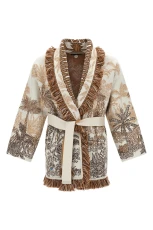 Jungle Toile De Jouy Cardigan Jungle Toile De Jouy Cardigan