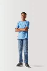 Junior Core T hirt - Vista Blue