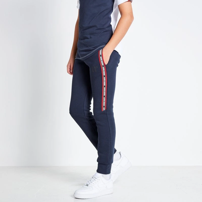 Junior Taped Joggers - Navy