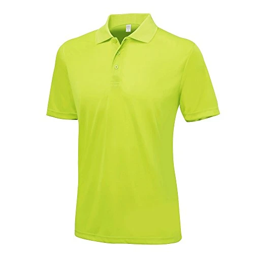 Just Cool Mens Smooth Short Sleeve Polo Shirt (XXL) (Lime)