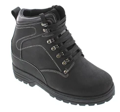 K881802-5.2 Inches Taller - Size 7.5 UK- Height Increasing Elevator Shoes (Black Nubuck Boots) K881802-5.2 Inches Taller - Size 7.5 UK- Height Increasing Elevator Shoes (Black Nubuck Boots)