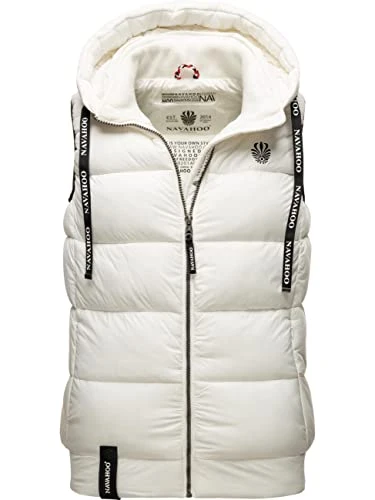 Kassidy Women's Quilted Outdoor Vest with Hood XS - 3XL - Off-White - Medium