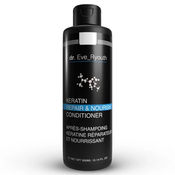 Keratin Repair & Nourish Conditioner 300 ml - Black